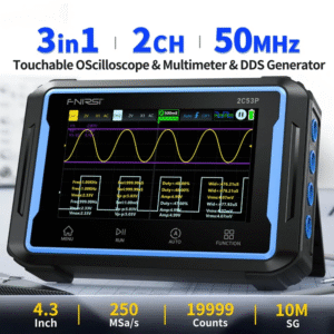 FNIRSI 2C53P 3-IN-1 Dual Channel Tablet Touchable Oscilloscope Multimeter