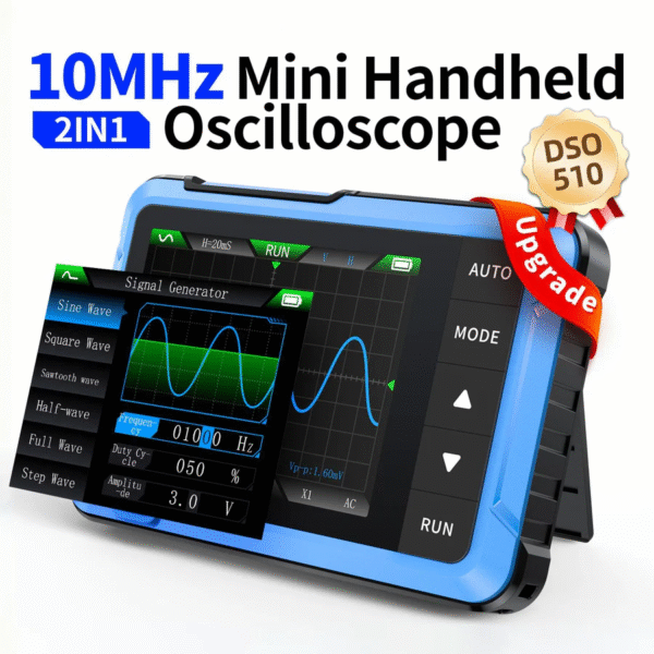 FNIRSI DSO-510 10MHz Mini Handheld Digital Oscilloscope Signal Generator