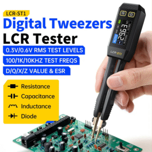 FNIRSI LCR-ST1 Mini Smart Digital Tweezer LCR SMD ESR Tester