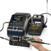 FNIRSI DWS-200 200W Power Repaid Heating Soldering Iron Station Kit - Image 4