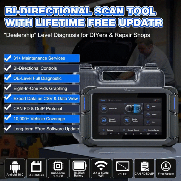 VDIAGTOOL VD70 Lite Professional Bidirectional Scan Tool