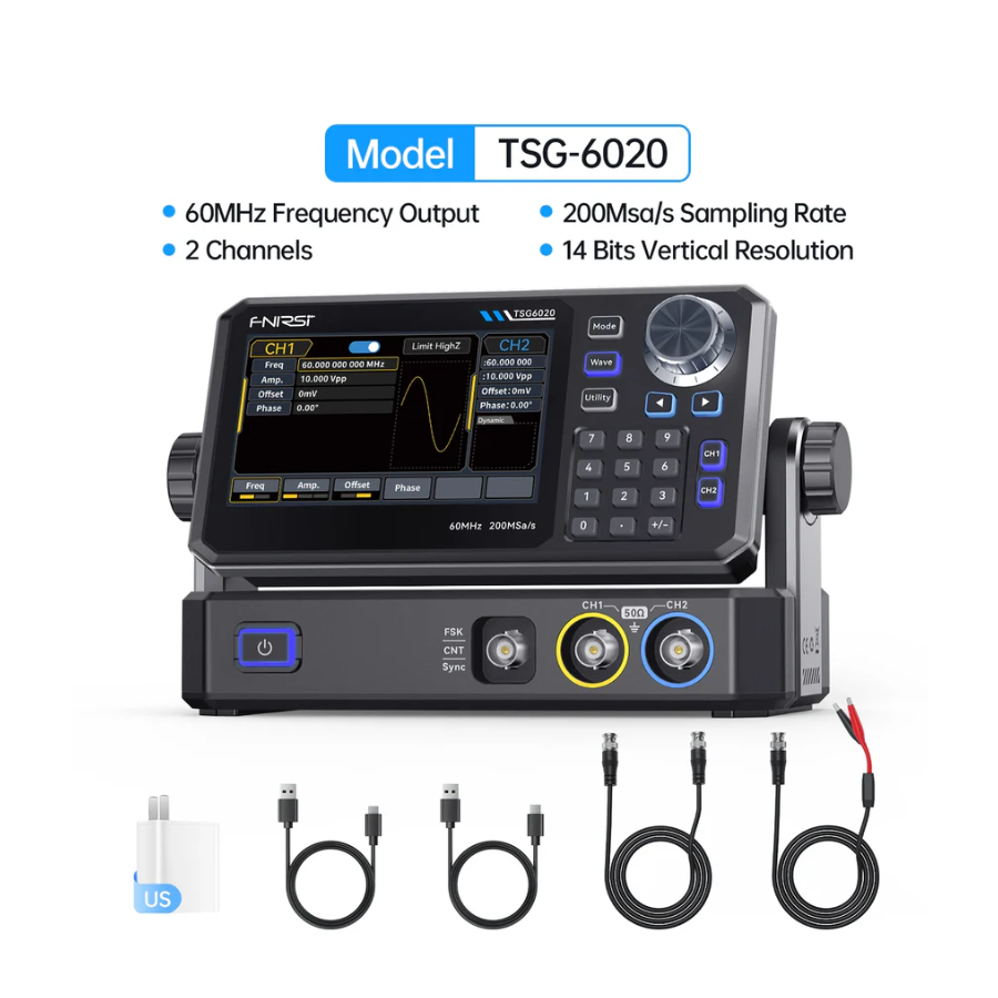 FNIRSI TSG6020/TSG3020 2CH Function Signal Generator